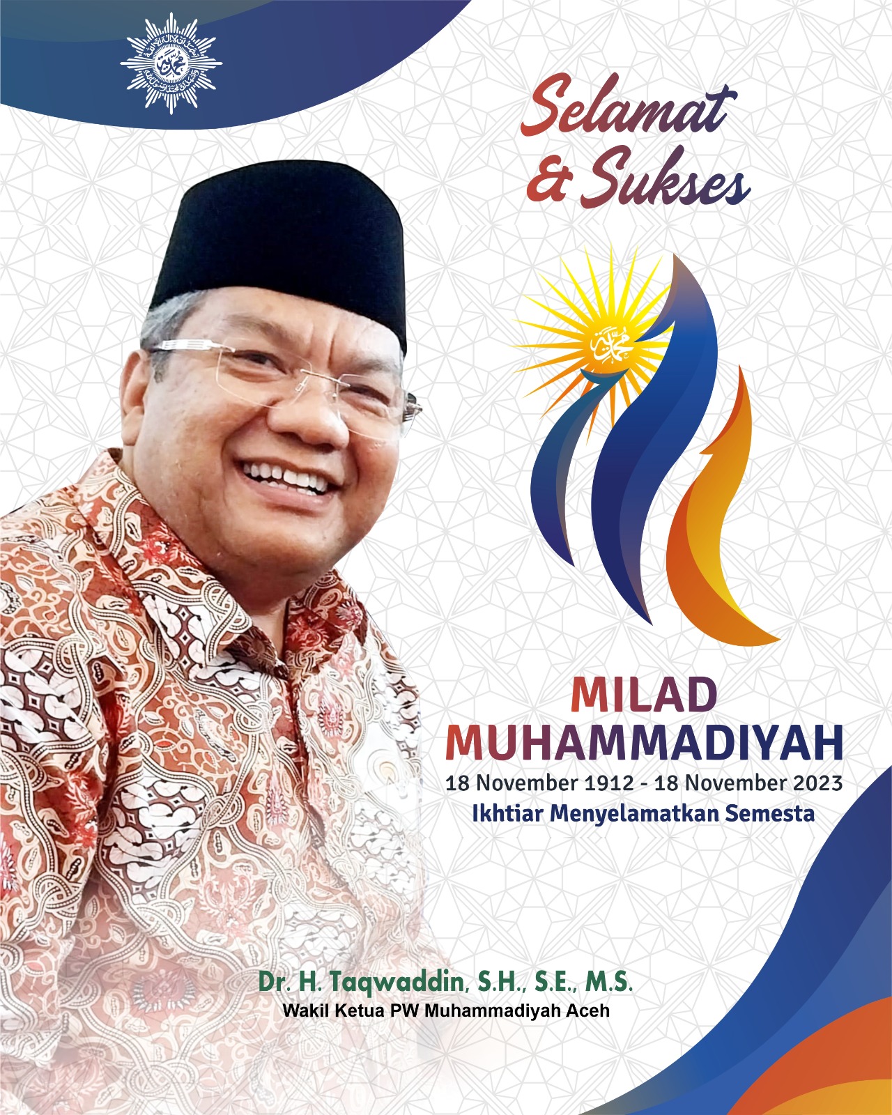 Taqwaddin: Muhammadiyah Tidak Melarang Maulid Nabi