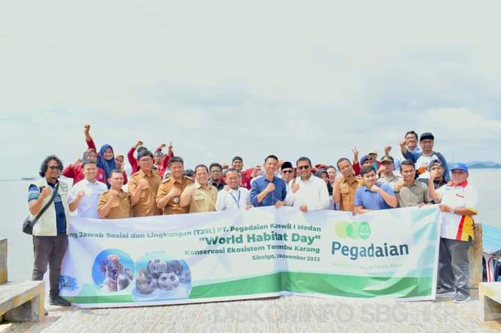 PT. Pegadaian Kanwil l Medan Laksanakan Konservasi Ekosistem Terumbu Karang Di Sibolga