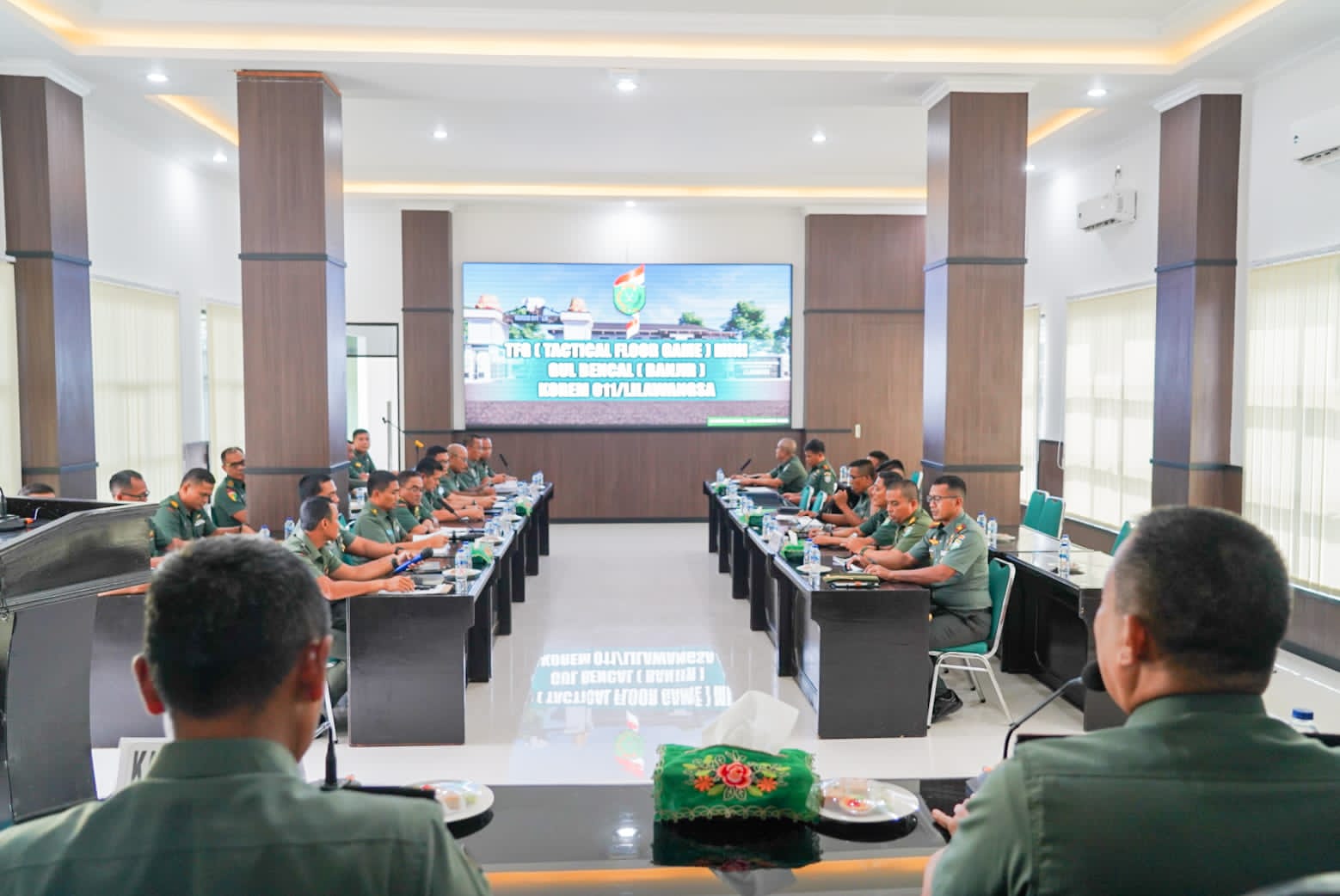Korem 011/LW Rapat Teknis KRB, Siapkan Latihan Antisipasi Bencana Alam