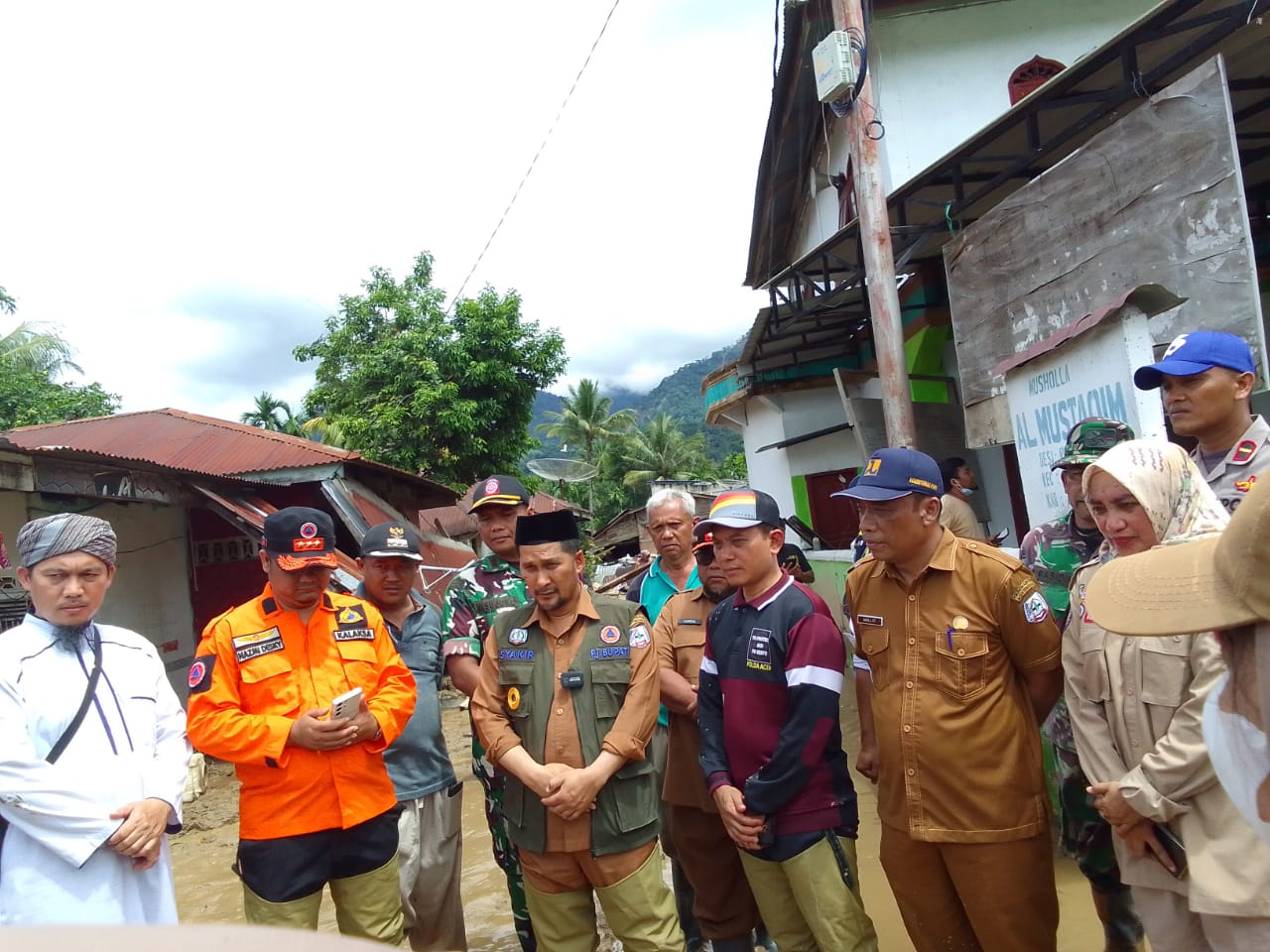 Pj Bupati Kunjungi Korban Banjir Susulan Di Agara