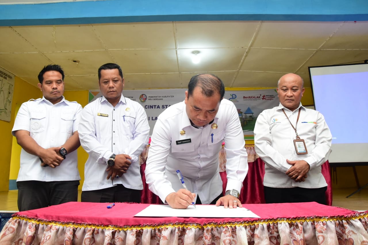 Denai Lama Dicanangkan Jadi Desa Cantik Deliserdang 2023
