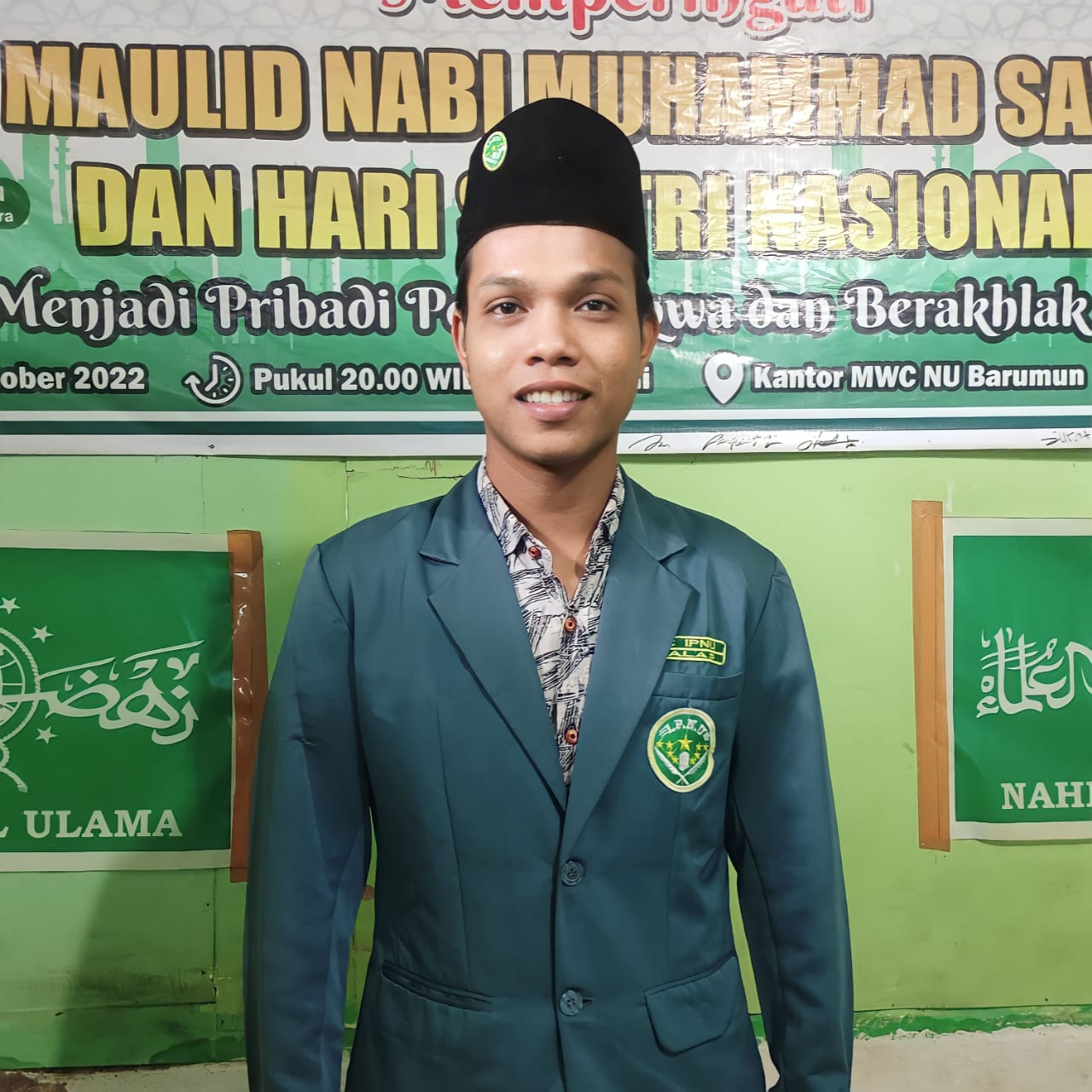 Ali Sadikin Harahap, Ketua PC IPNU, Diah Ayu P Ritonga Ketua IPPNU Palas