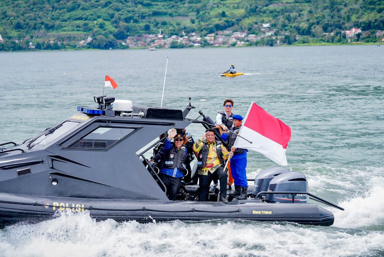 Ketua MPR Apresiasi Gelaran Aquabike Jetski World Championship 2023 Di Danau Toba