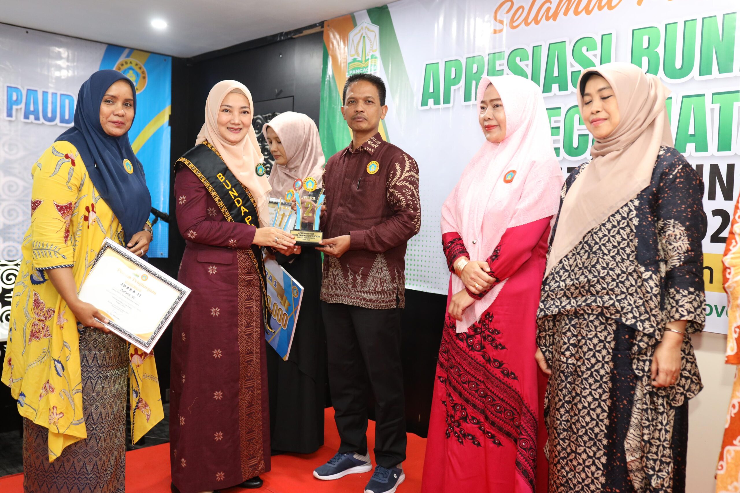 Ketua Pokja Bunda PAUD Kota Langsa Raih Juara II Tingkat Aceh