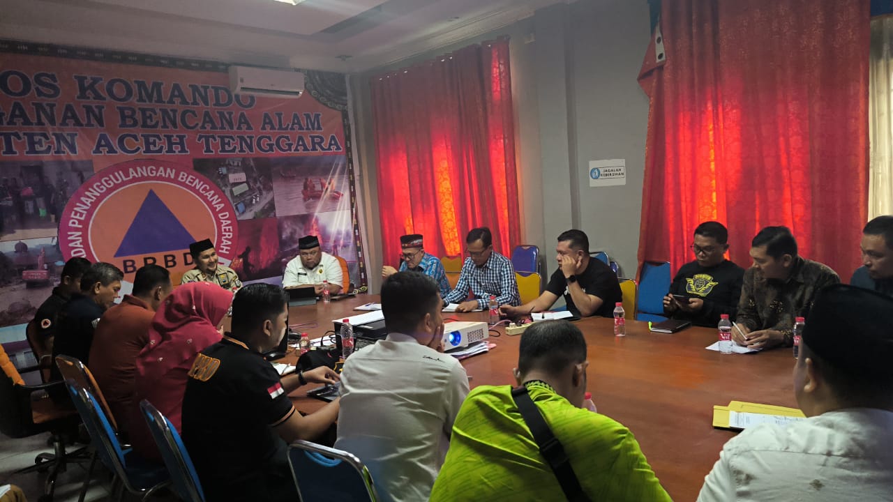 Pj Bupati Agara Evaluasi Penanganan Darurat Pasca Banjir Bandang