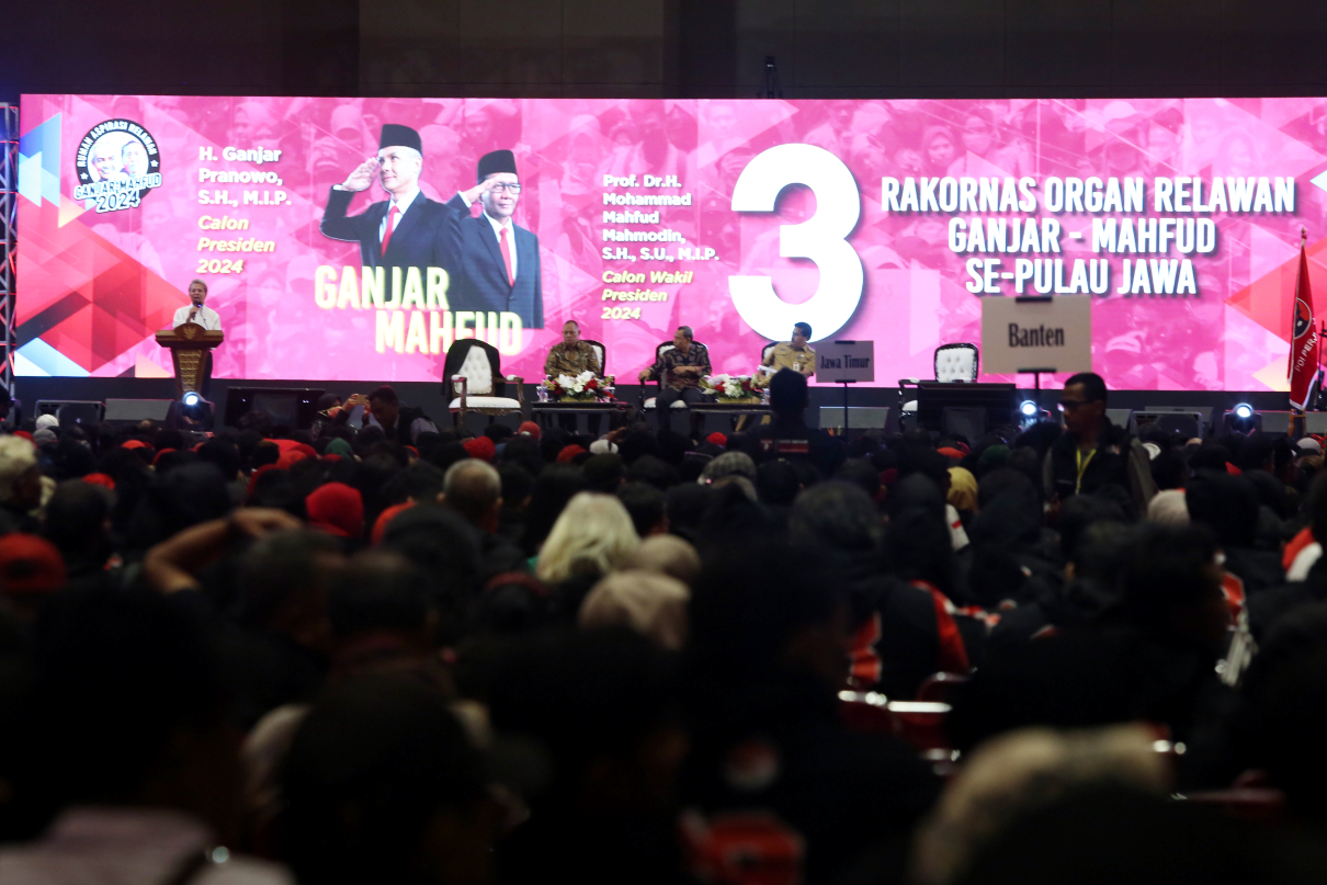 Inilah Delapan Rekomendasi Rakornas Relawan Ganjar-Mahfud Se-Pulau Jawa
