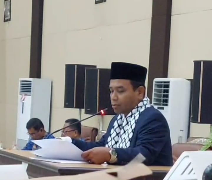 Paripurna Ranperda APBD Tapanuli Selatan 2024, Fraksi PAN Peduli Palestina