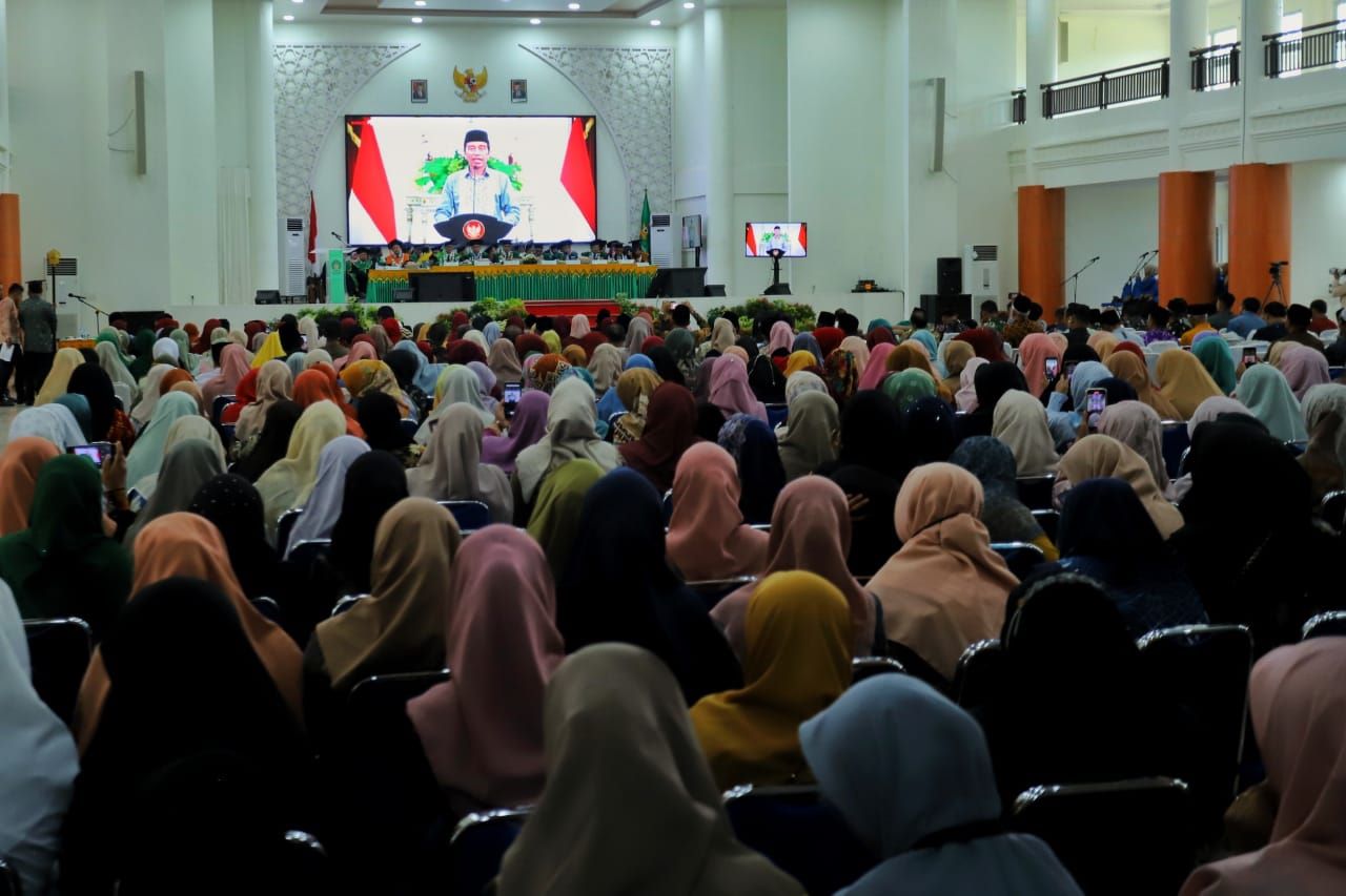Presiden Jokowi Hadiri Milad Ke-60 UIN Ar-Raniry Secara Virtual
