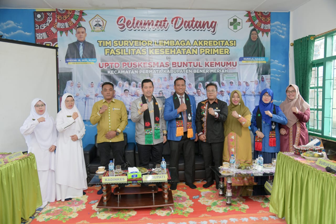 Pj Bupati Pantau Proses Survei Re-Akreditasi Fasilitas Puskesmas Buntul