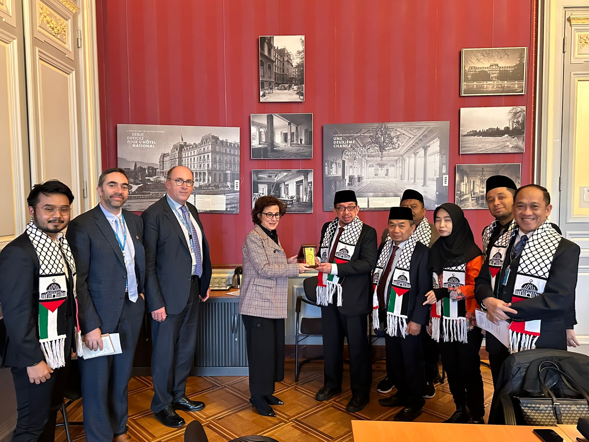 Diplomasi Parlemen Fraksi PKS DPR RI Datangi HAM PBB Suarakan Kemerdekaan Palestina