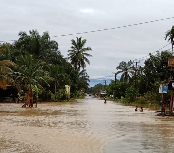 Dua Kecamatan Terendam Banjir Di Nagan Raya
