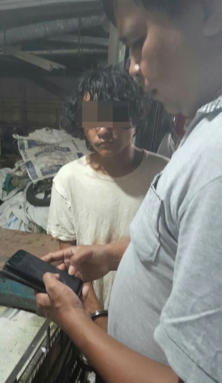 Curi 2 Pintu Besi Dan Besi Penutup Selokan, Polsek Siantar Martoba Ringkus Pelaku Di Rumahnya