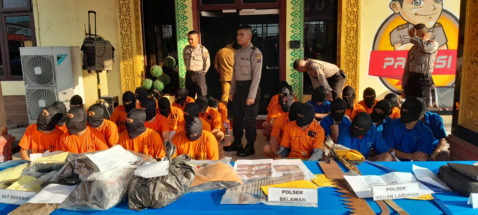 Dua Minggu, Polres Pelabuhan Belawan Ringkus 36 Pelaku Kejahatan