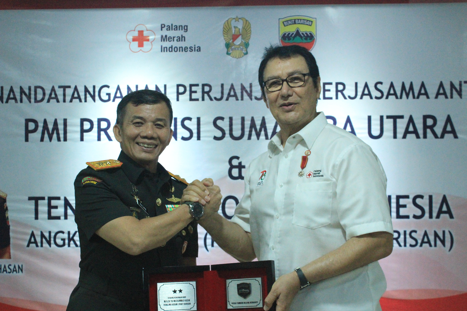 PMI Sumut Dan Kodam I/BB Jalin Kerja Sama