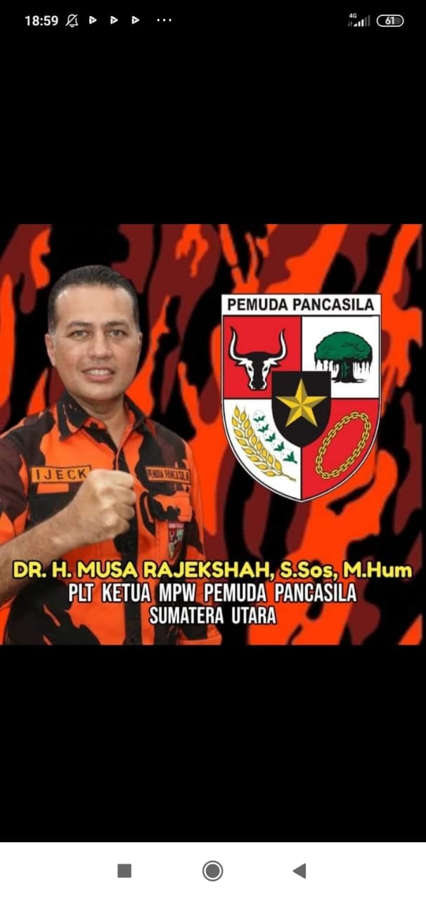 Ijeck Plt Ketua MPW Pemuda Pancasila Sumut