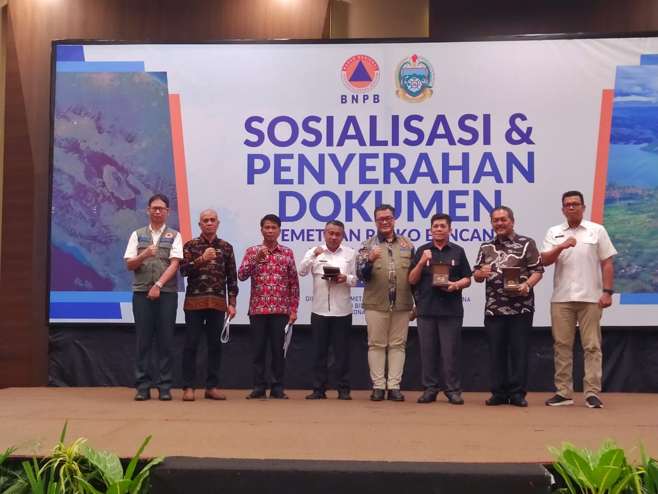BNPB Serahkan Dokumen Pemetaan Risiko Bencana DAS Asahan Toba