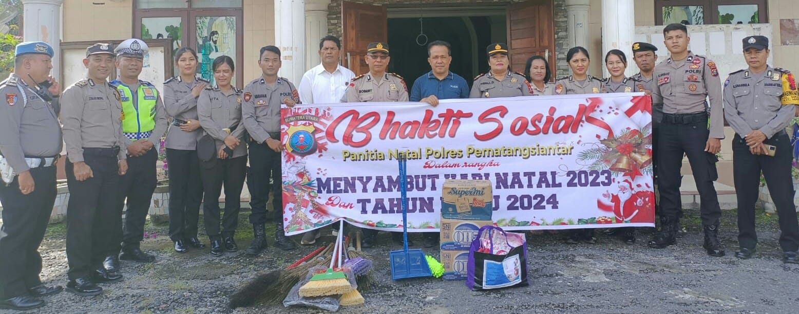 Polres P.Siantar Baksos Sambut Natal 2023