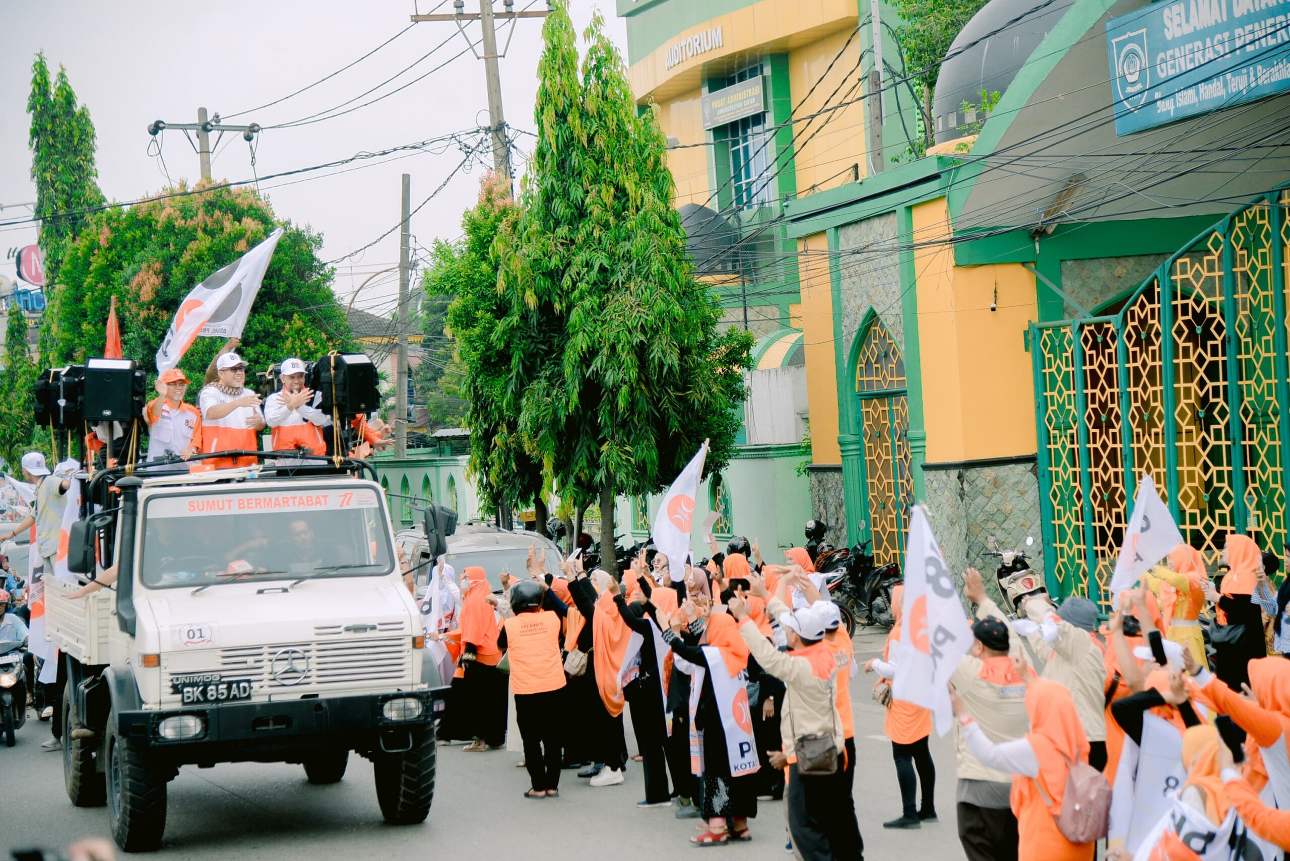 PKS Sumut Gelar Flashmob, Sosialisasikan Caleg dan Gagasan Partai