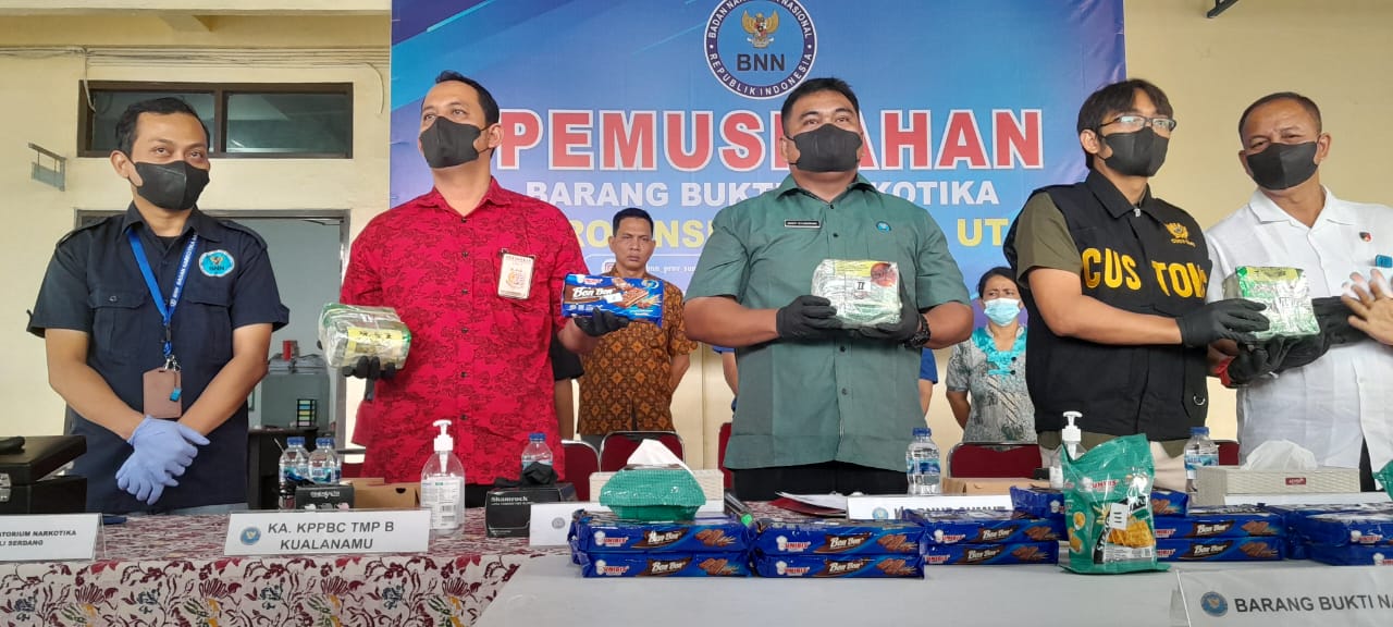 BNN Gagalkan Pengiriman 3 Kg Sabu Dari Batangkuis Ke Sulawesi Tengah
