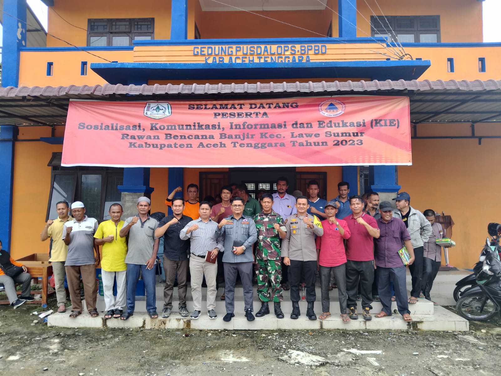 BPBD Agara Sosialisasi KIE Rawan Bencana Banjir