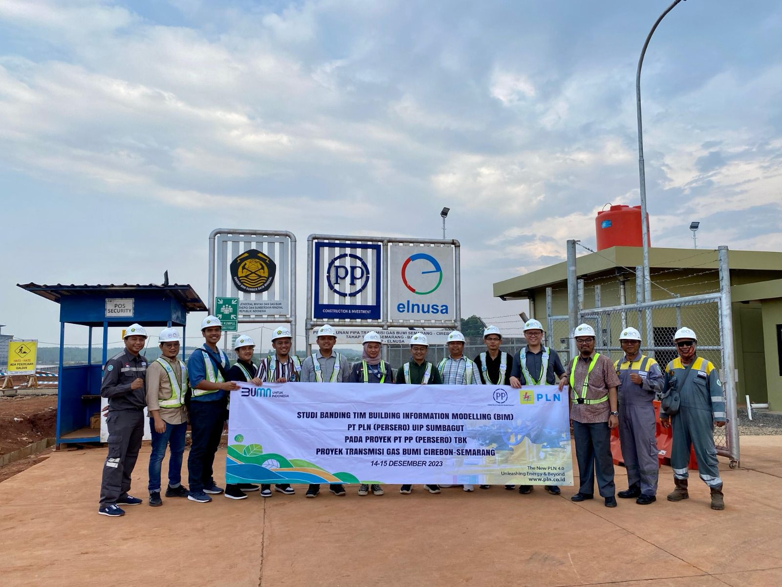 Tim BIM PLN UIP SBU Studi Banding Ke Proyek Transmisi Gas Bumi Cirebon-Semarang