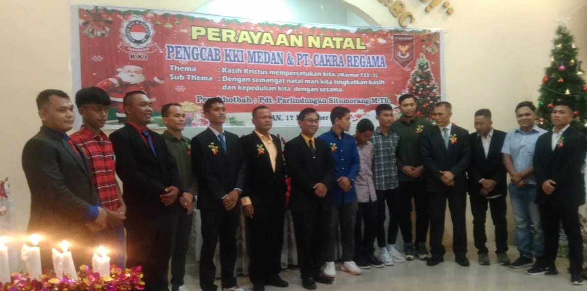 Pengcab KKI Kota Medan Dan PT Cakra Regama Gelar Perayaan Natal