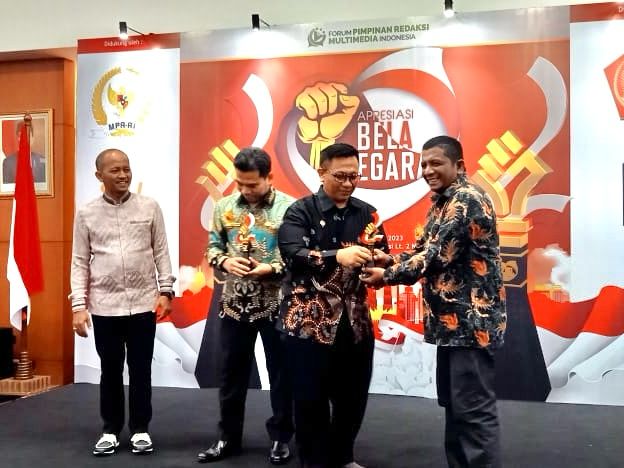 Pemko Sabang Terima Penghargaan Apresiasi Bela Negara 2023