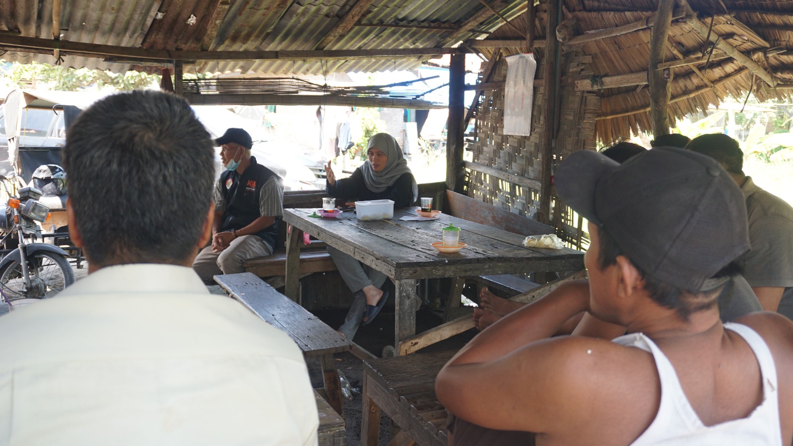 Alween Ong, Caleg DPR RI Sumut 1 PKS, Dialog Bersama Nelayan Pantai Cermin