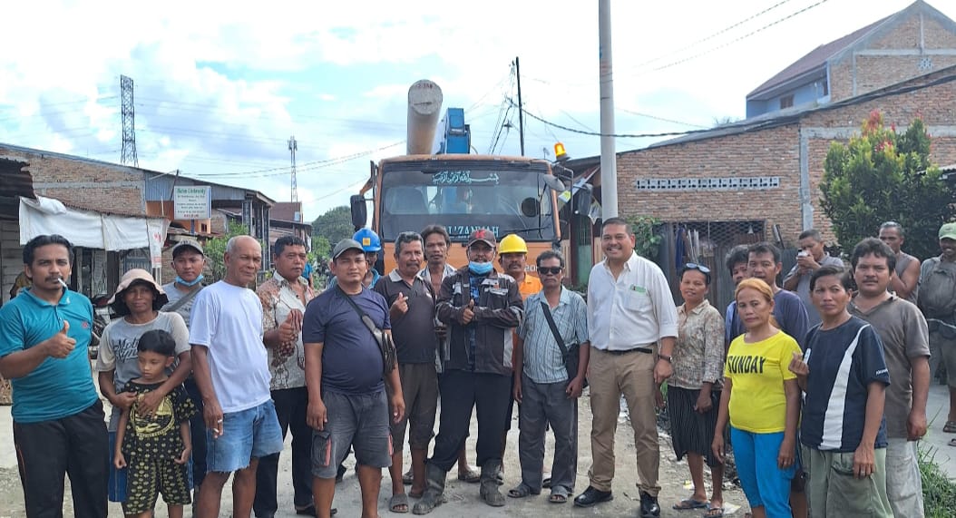 Parlindungan Purba Jembatani Penambahan Daya Dan Pemasangan Tiang Listrik