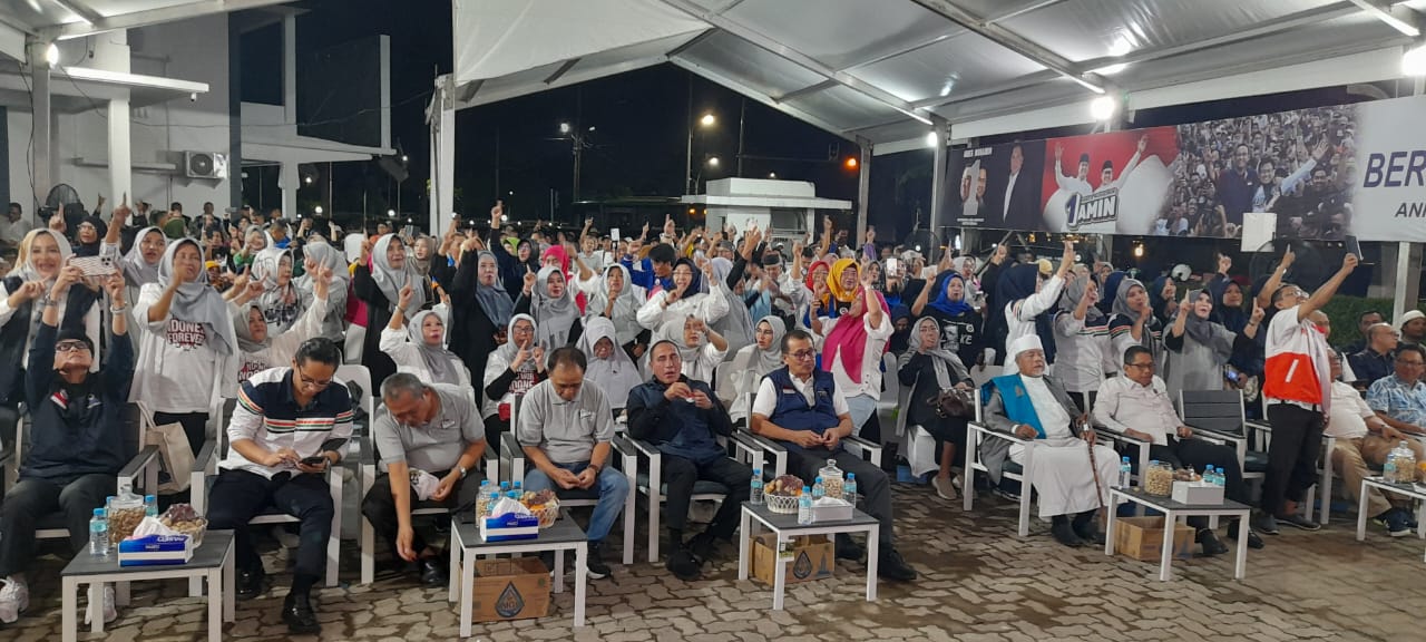 TPD AMIN Sumut Kembali GelarNobar Debat Cawapres