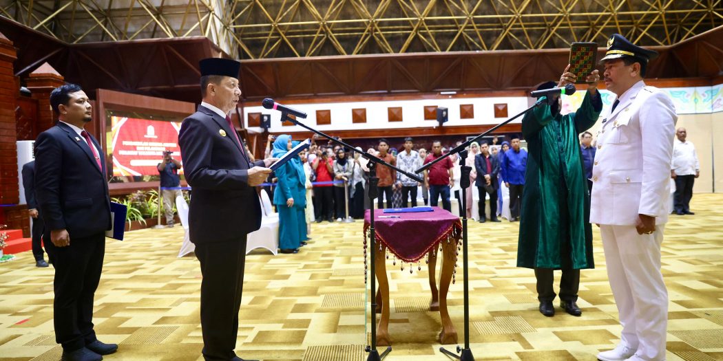 Ini Pesan Pj Gubernur Usai Lantik A Hanan Sebagai Pj Wali Kota Lhokseumawe