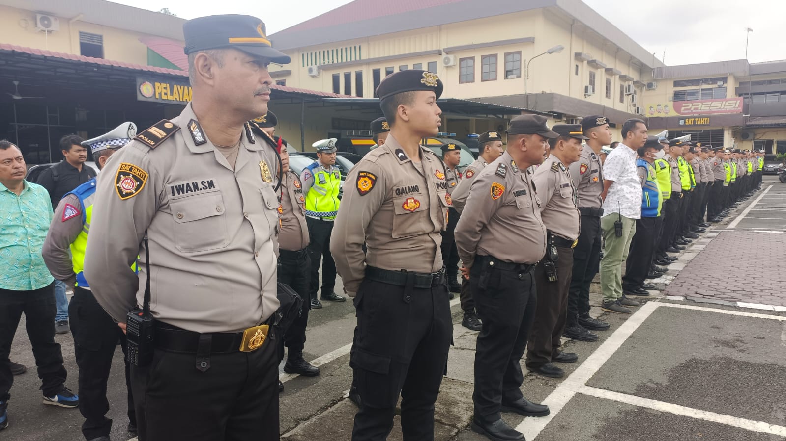 Polrestabes Medan Gelar Apel Kesiapan Pengamanan Nataru 2024