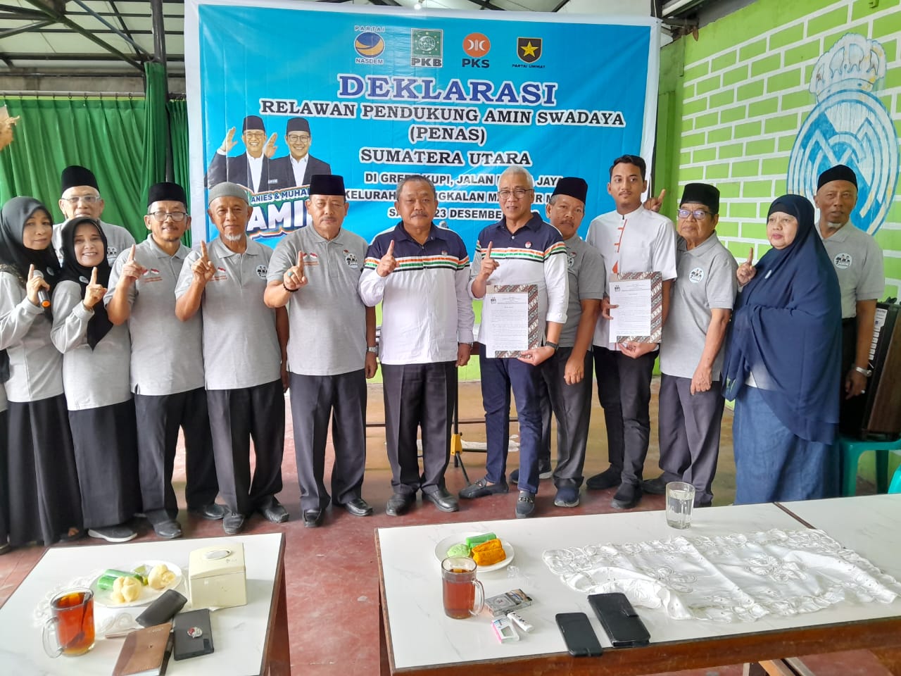 Relawan PENAS Sumut Siap Menangkan AMIN Di Pilpres 2024