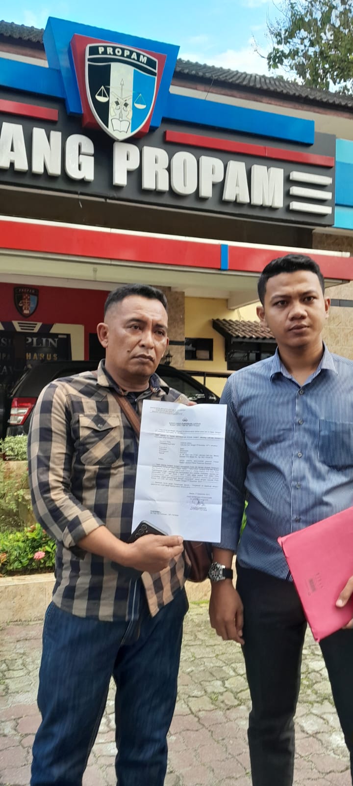 Ketua LPM Labuhandeli Adukan Oknum Polri Ke Propam Poldasu
