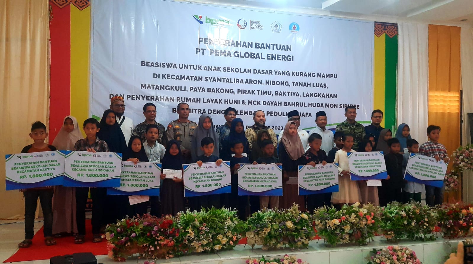 120 Yatim Dhuafa Dan Keluarga Pra Sejahtera Terima Bantuan Dari PT. PGE