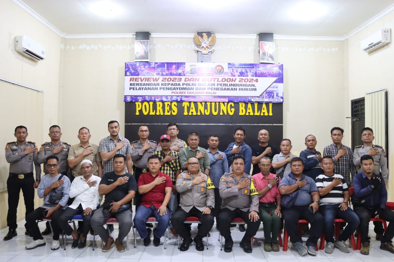 Polres Tanjungbalai Tuntas Tangani 670 Kasus Kejahatan