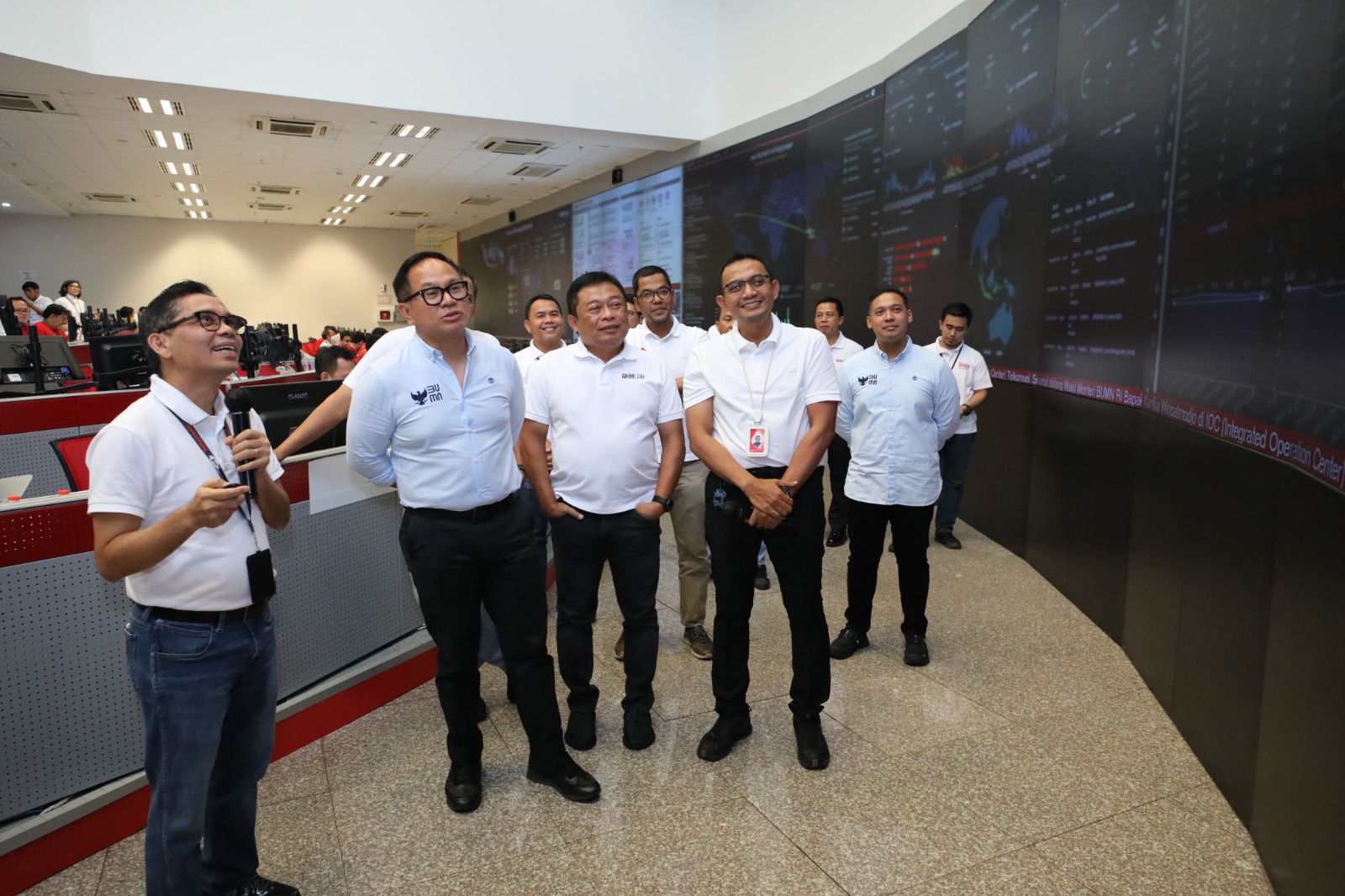 Jelang Akhir Tahun 2023, Wamen BUMN Kunjungi Posko TelkomGroup SIAGA NARU 2023/2024