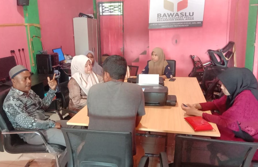 Bawaslu Darul Aman Bentuk Pengawas TPS