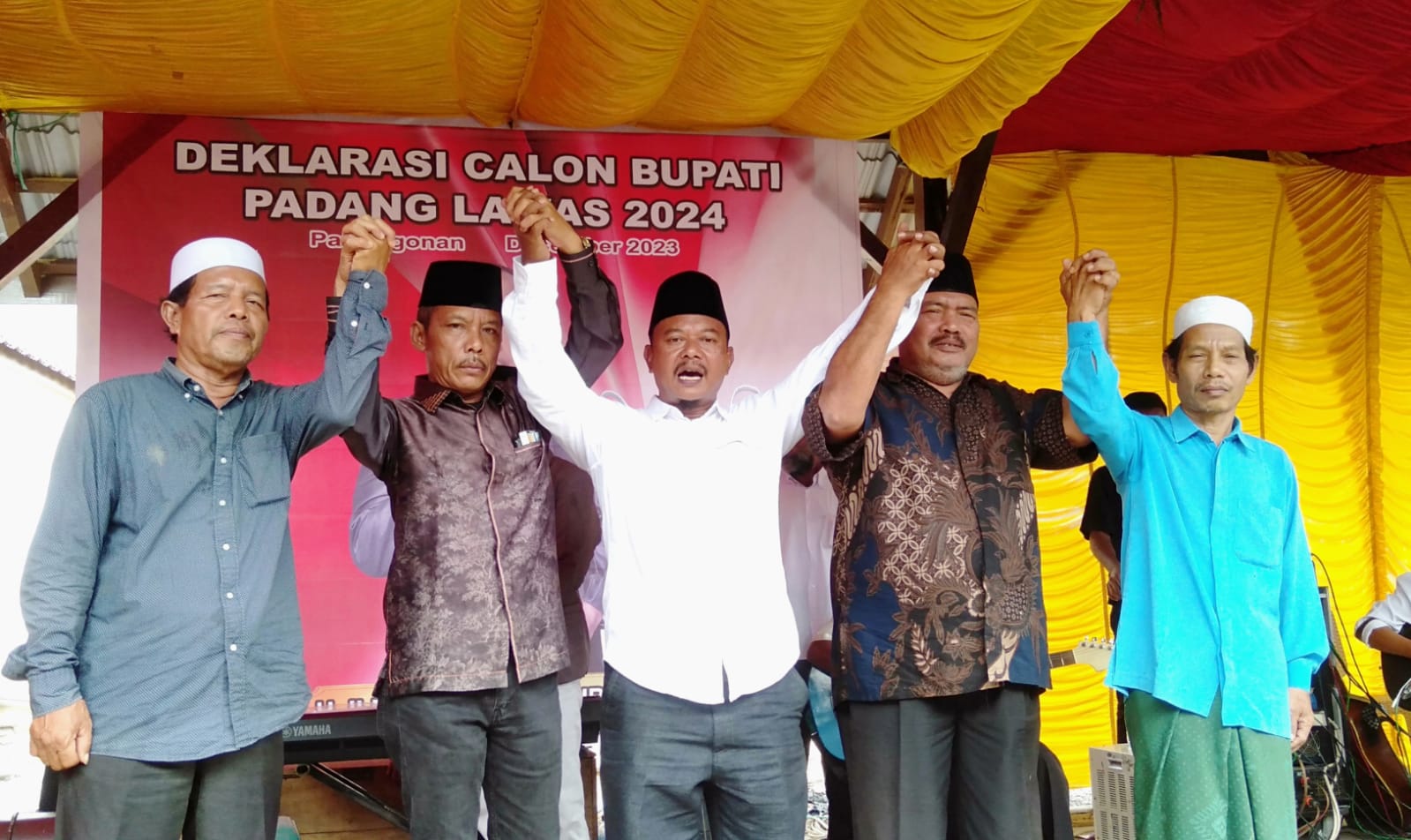 Ilman Taufik Hasibuan Deklarasikan Diri Bakal Calon Bupati Padang Lawas 2024