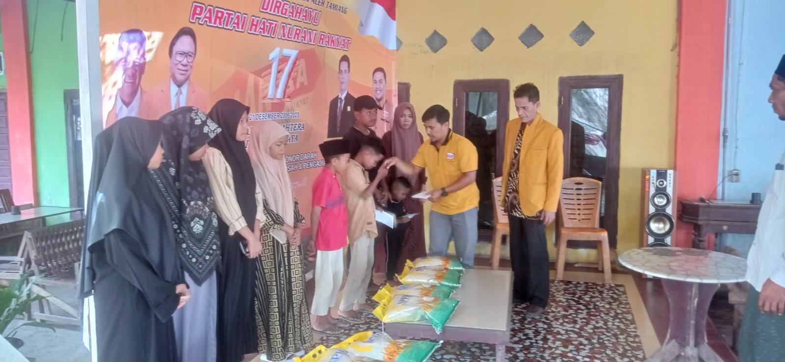 DPC Partai Hanura Tamiang Syukuran Dan Santuni Anak Yatim