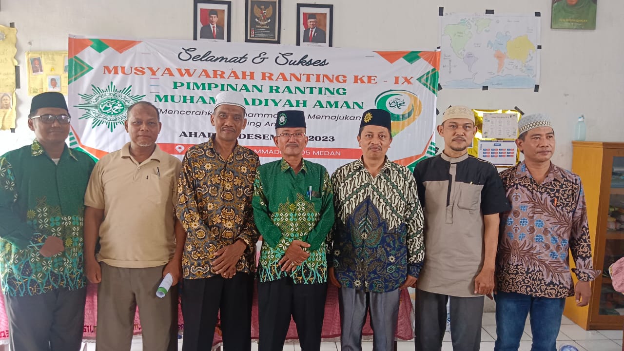 Muhammadiyah Ranting Aman Gelar Musyran Ke IX