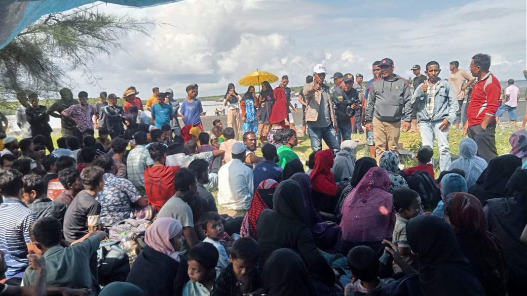 147 Orang Imigran Rohingya Terdampar Di Pesisir Deliserdang