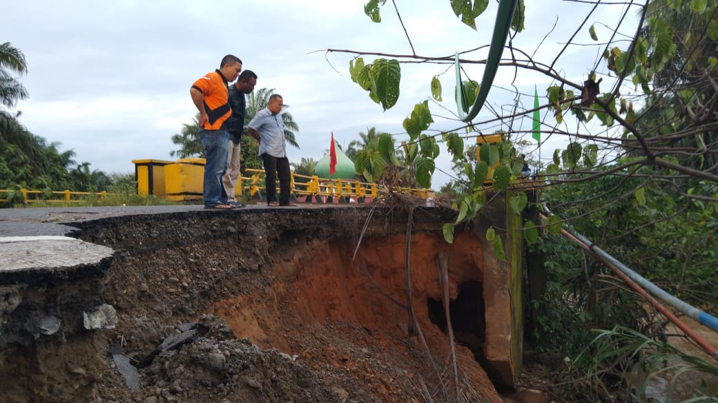 BPBD Palas Tinjau Titik Terdampak Bencana Banjir