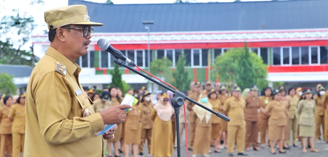 Pimpin Apel Gabungan ASN, Wabup Simalungun Sampaikan Capaian Kinerja