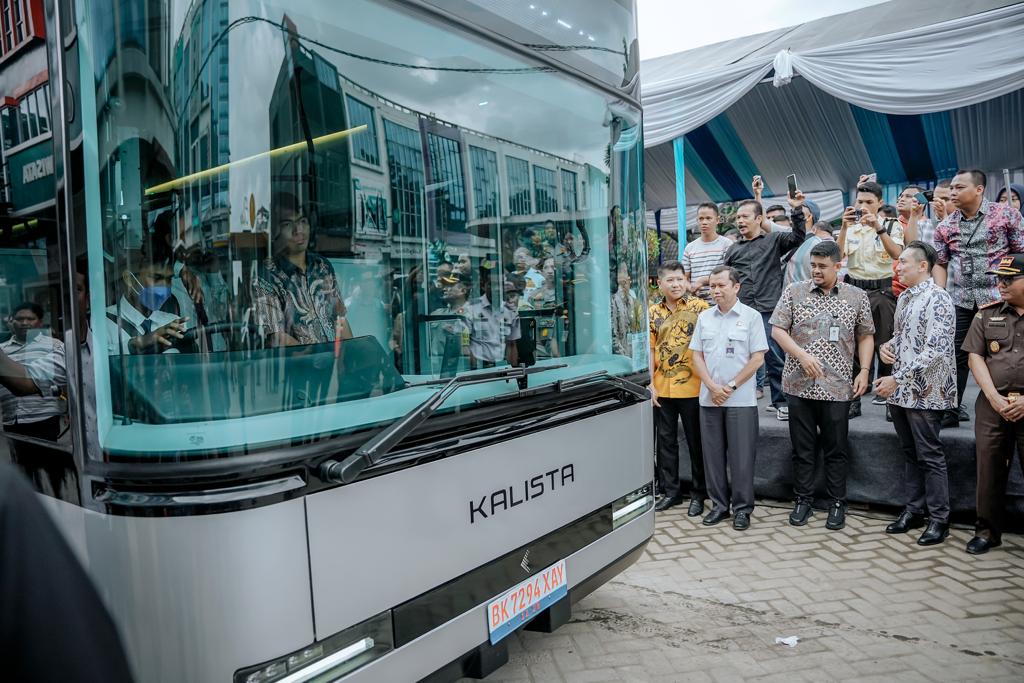 Bobby Nasution Uji Coba Bus Listrik, Besok Pagi Hingga Malam Dioperasikan Secara Gratis
