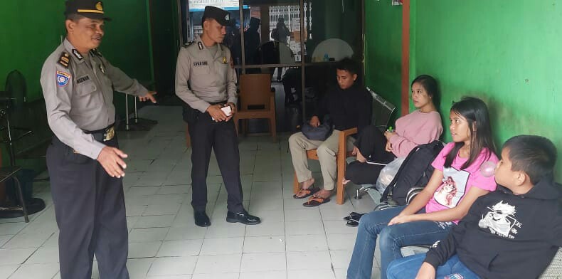 Pasca Libur Nataru, Polres P.Siantar Sambangi Loket Angkutan Umum