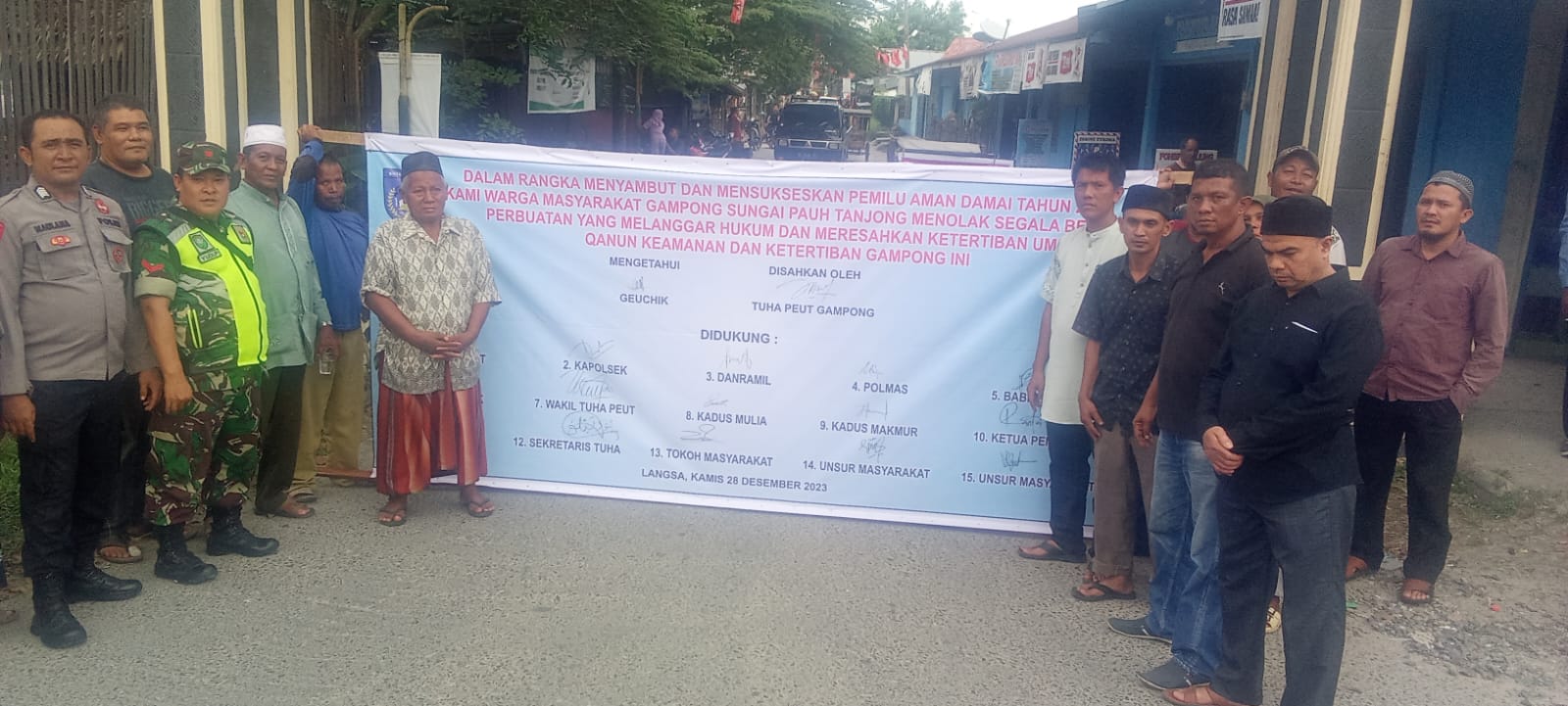 Gampong SP Tanjong Realisasikan Qanun Keamanan Dan Ketertiban