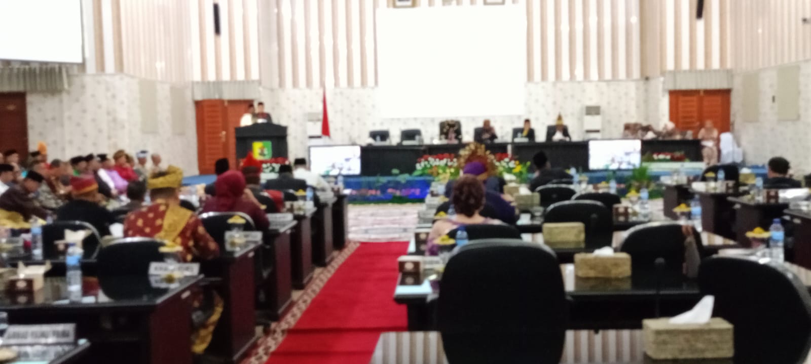 Miris, Kursi Kosong Hiasi Paripurna DPRD Di HUT Ke-20 Sergai