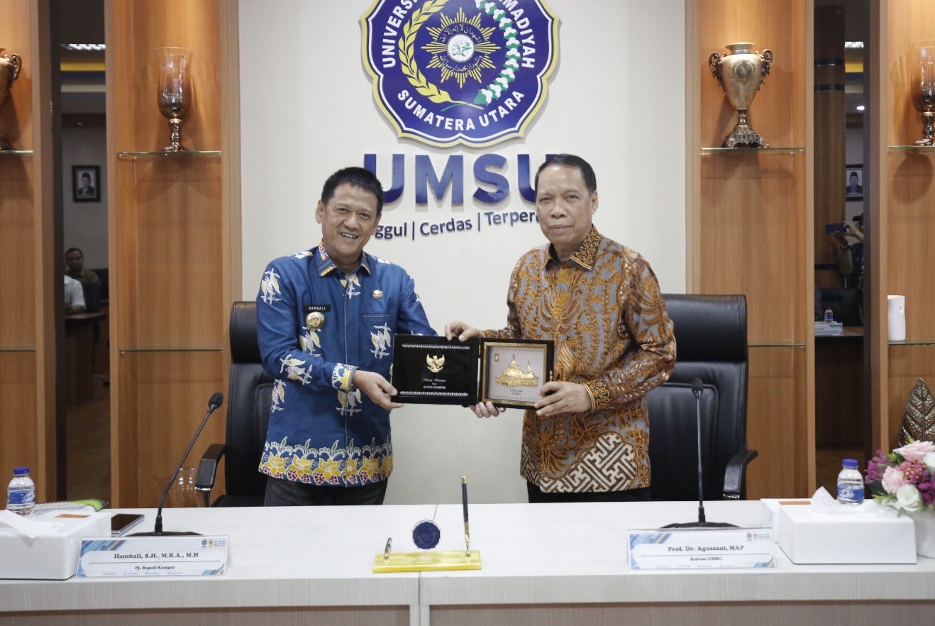 UMSU-Pemkab Kampar Sepakat Kerjasama Pengembangan SDM