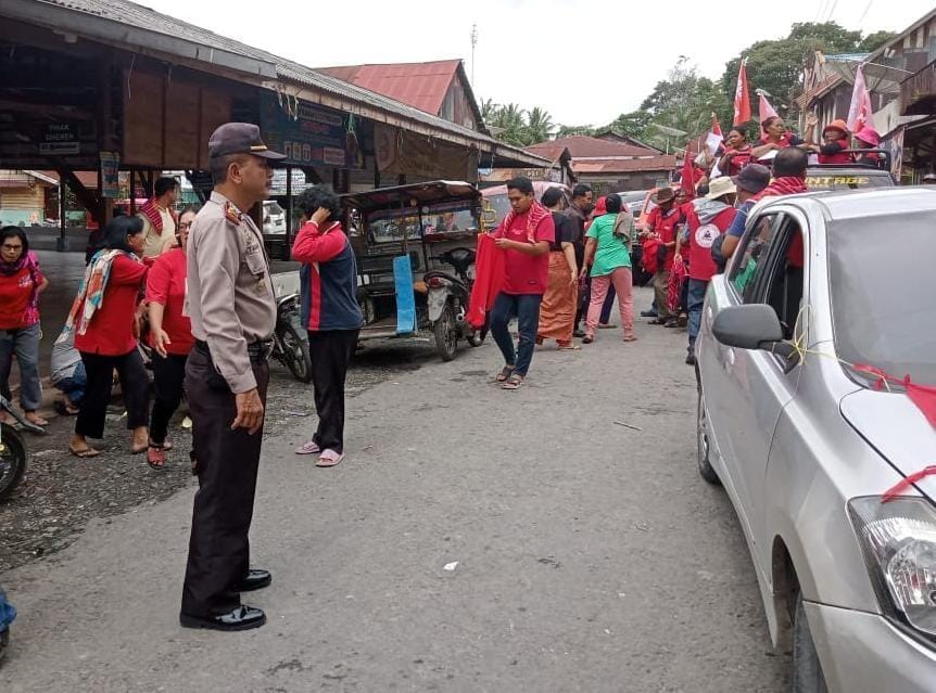 Polres Tanah Karo Lakukan Pengamanan Kampanye
